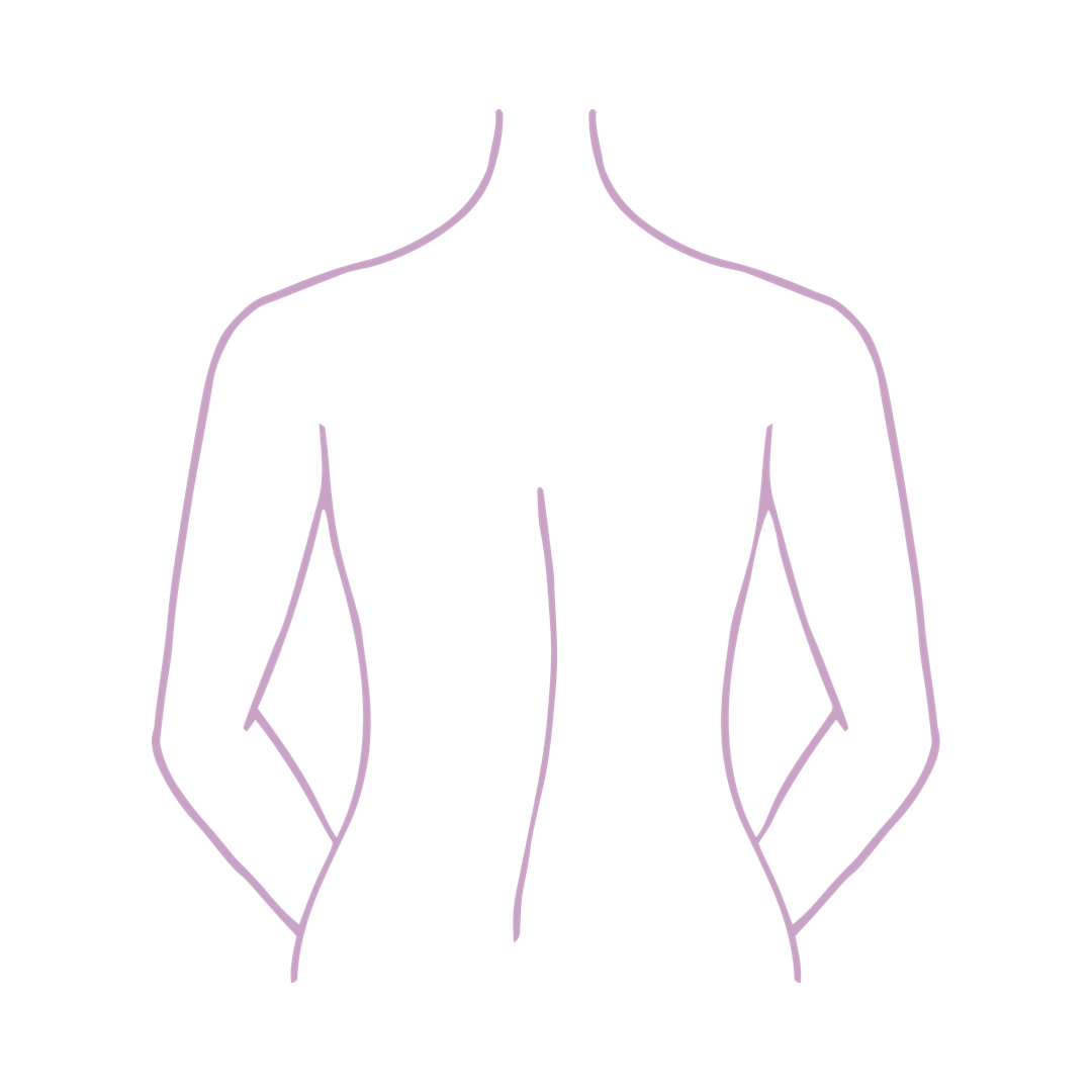 Back, neck and shoulder massage icon